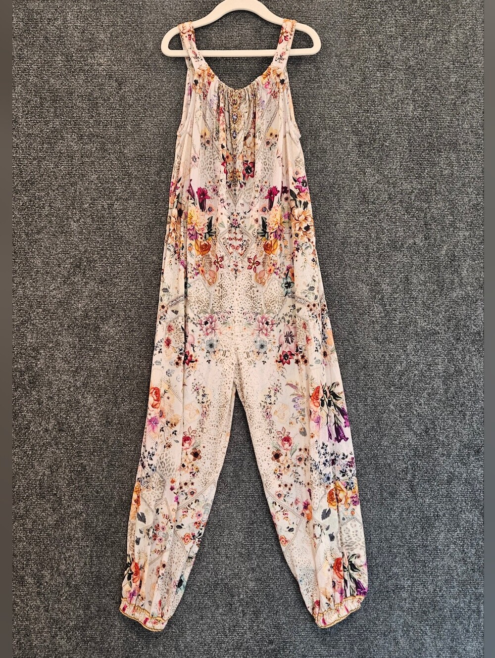 CAMILLA Girl Crystal Embellished Floral Jumpsuit Like New